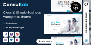 Consultab - Business Finance WordPress Theme Meet Consultab