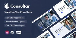 Consultar is a Consulting WordPress Theme. It is a modern