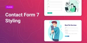 The ConFormer – a lightweight WordPress plugin the Contact Form 7 styling in the Elementor editor. The simple plugin allows you to add a form to the page and customize its design and basic settings fast and easily. Just drag the widget and select the previously created Contact Form 7…