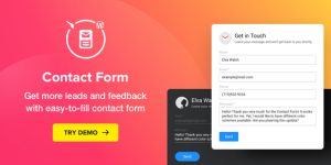 Elfsight responsive Contact Form for WordPress is a simple yet richest in customization options tool to display a clear and encouraging form