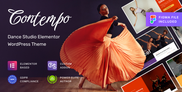 Create a stunning online presence for your dance school with the Contempo WordPress Theme. Responsive