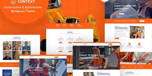 Context - Construction and architecture is one page and multi-page WordPress theme. It’s the best choice for Construction