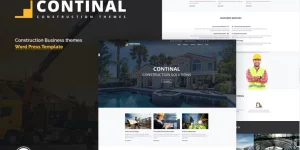 Continal is a business theme designed specifically for construction