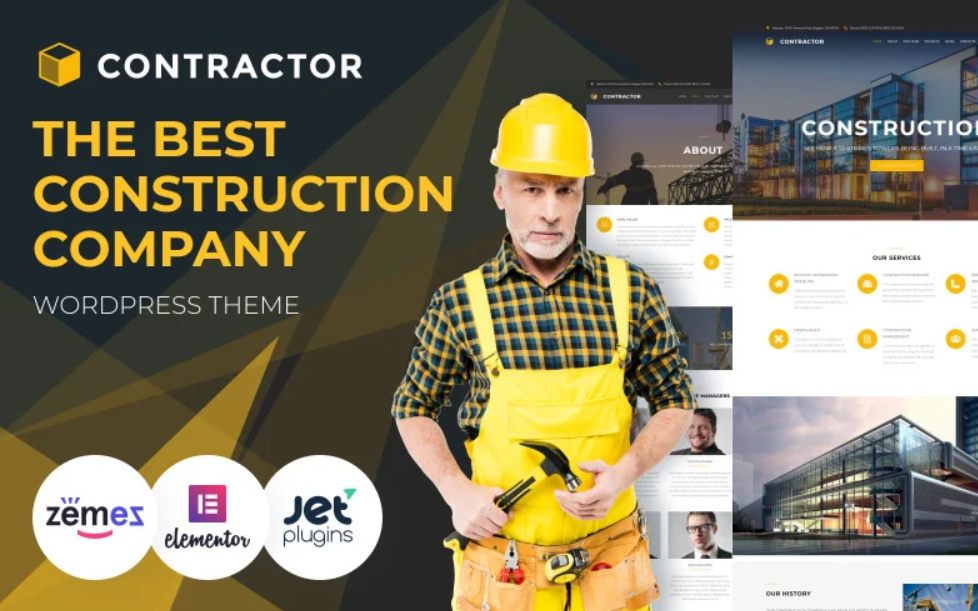 Elevate your architecture and construction projects with our Contractor WordPress Elementor template! Featuring stunning designs