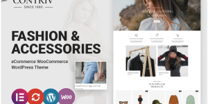 Discover Contriv Fashion and Accessories WooCommerce Theme