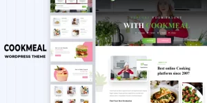 Cookmeal is a Premium Quality WordPress theme for cooking