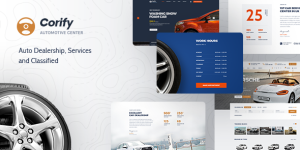 Rev up your site with Corify WordPress Car Listings  Dealership theme. Top-tier design