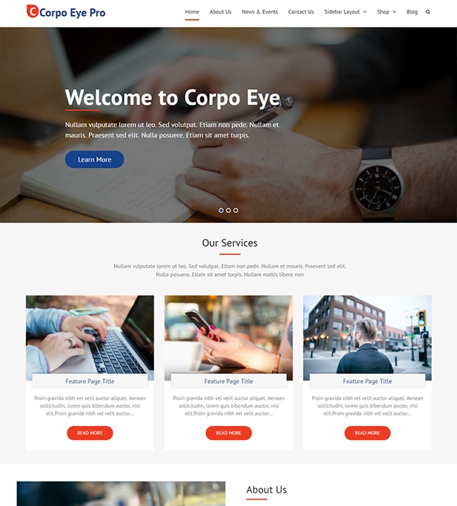 Corpo Eye Pro is a modern and robust