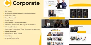 Corporate - Business Consulting WordPress Theme