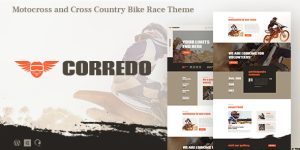 Create stunning bike race and sports event websites with Corredo WordPress theme from ThemeForest. Customize