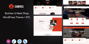 Discover Corvex – Butcher  Meat Shop WordPress Theme