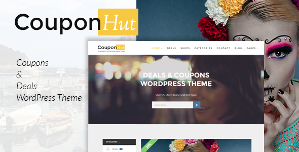 Discover CouponHut - Coupons  Deals WordPress Theme! Create a user-friendly