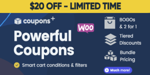 Coupons + is an awesome WooCommerce extension that extends the default WooCommerce coupon functions to allow you to create very complex offers  deals like Buy One