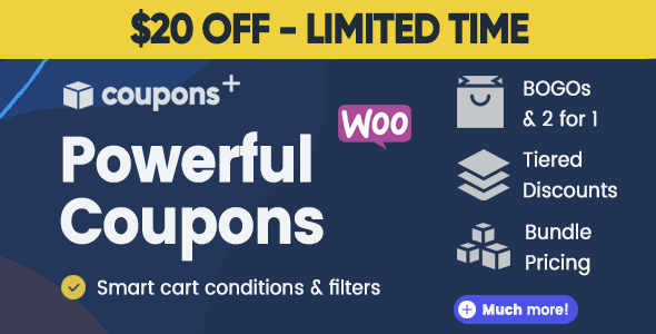 Coupons + is an awesome WooCommerce extension that extends the default WooCommerce coupon functions to allow you to create very complex offers  deals like Buy One