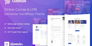 Coursia is a eLearning WordPress LMS (Learning management system) for Educational Institutes
