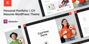 Discover the Courtney Personal Portfolio WordPress Theme