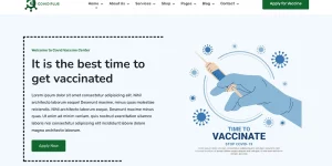 Covid Plus - a Responsive WordPress Theme built with Elementor and WooCommerce. This theme is built for the coronavirus website but it can be used for health and medical clinic websites. It has some additional features including a covid testing laboratory