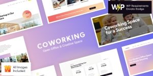 Create a standout online presence for your coworking space with the Coworking - Open Office  Creative Space WP Theme. Perfect for open offices and creative hubs!