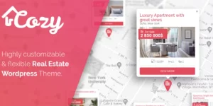 Discover Cozy – a premium Real Estate WordPress Theme designed to elevate your real estate business. Perfect for agents and agencies