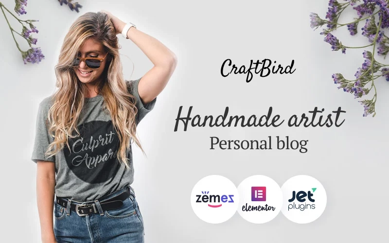 This fully responsive Handmade Artist Personal Blog WordPress theme with its intuitive design and stylish look will help you make your blog about handmade decorations and gifts really attractive. It has fast interface that can be customized to your taste. Five blogging layouts with seven post formats will bring your…