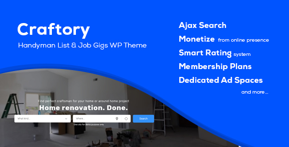 Elevate your job listings with Craftory by ThemeForest. Access premium WordPress themes and plugins via Bevaultx and enhance your site effortlessly.