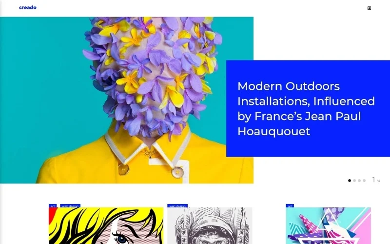 Creado is a stunning fully responsive Art  Culture Theme