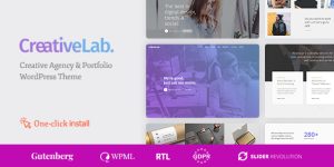 Elevate your online presence with Creative Lab's stunning design