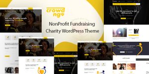 Create a stunning charity website with Crowdngo Fundraising Charity WordPress Theme. Easy customization