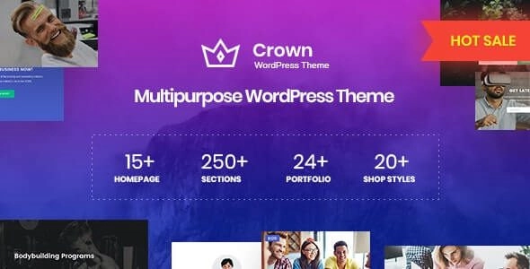 Crown is a modern business WordPress theme