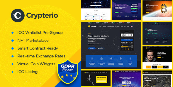 Build a standout cryptocurrency website with Crypterio Theme – optimize