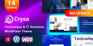 Crysa is a IT Solutions  Services WordPress Theme designed specifically for technical