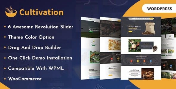 Cultivation  is a premium quality WordPress Theme