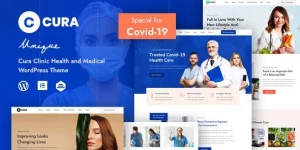 Cura - the ultimate responsive WordPress theme for health