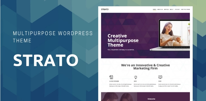 Elevate your website with the CyberChimps Strato WordPress Theme! Enjoy its responsive design