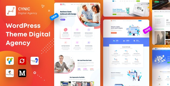 Cynic – Digital Agency WordPress Theme Looking to set up a fantastic online presence for your digital agency? Look no further than the Cynic – Digital Agency WordPress Theme. This premium theme is designed specifically for digital agencies