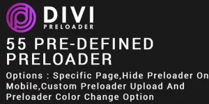 This preloader designed specifically for Divi theme. It integrates beautifully with Divi builder. Features Enable/Disable Preloader Display Only Home Page Option Hide On Mobile Preloader Option 55 Pre-defined preloader and more coming soon Custom Preloader upload option Preloader color change option Animation options Hide Preloader On Mobile Device Width Display…