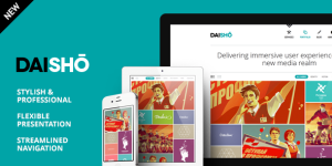 Daisho is a portfolio solution for creative professionals and companies looking for a minimal and professional look. Flexible and responsive presentation