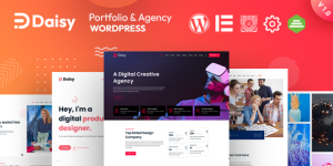 Transform your creative agency's online presence with Daisy WordPress Theme. Enjoy effortless customization