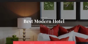 Dalton is a modern hotel WordPress theme