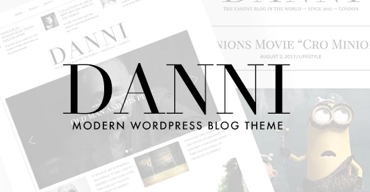 Danni is a minimalist and user-friendly WordPress theme for bloggers