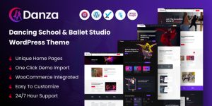 Elevate your dance studio's online presence with Danza WordPress Theme. Elegance