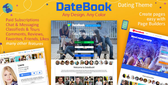 Launch your dating website with ease using DateBook – Dating WordPress Theme from ThemeForest! Fully responsive with advanced features. Subscribe at Bevaultx.