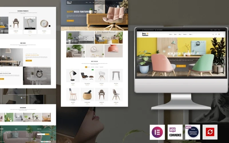 Deco Furniture is our follow-up to home decor and furniture products. With 10+ unique homepage templates and unlimited customization with copyrighted Widgets from ThTheme. Giving you the ability to customize extremely easily