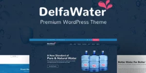 Delta is a WordPress theme that is perfect for water delivery business. If you are looking for your own water delivery site