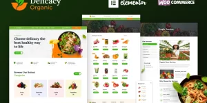 Delicacy is a colorful and fresh-looking theme for the organic food store based on Woocommerce WordPress. It is exclusively built on Elementor page builder with extra elements included with the theme. Delicacy comes with one click demo import and detailed documentation so anyone with little WordPress knowledge can use this.…