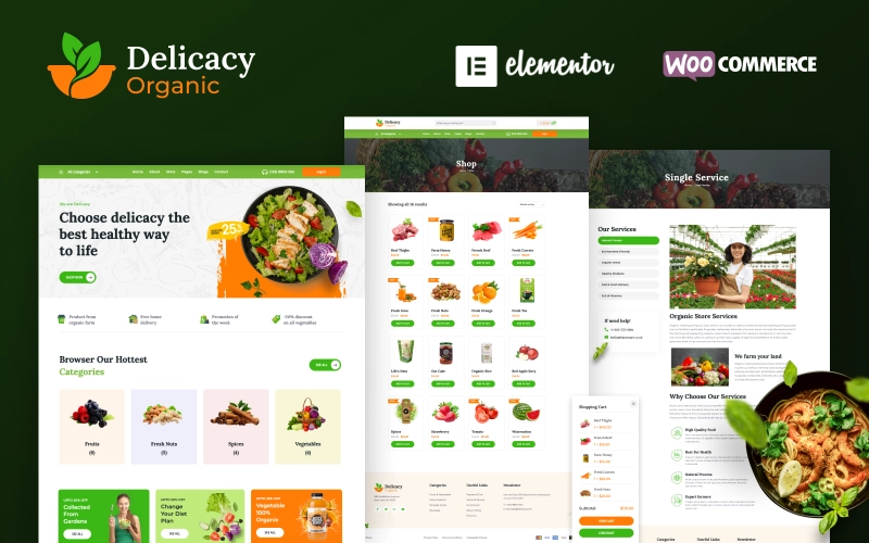 Delicacy is a colorful and fresh-looking theme for the organic food store based on Woocommerce WordPress. It is exclusively built on Elementor page builder with extra elements included with the theme. Delicacy comes with one click demo import and detailed documentation so anyone with little WordPress knowledge can use this.…