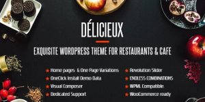 Looking for a way to spice up your restaurant's online presence? Introducing the Food Delicieux Creative Restaurant WordPress Theme—an expertly crafted theme designed to capture the essence of your culinary offerings. Why Choose Food Delicieux Creative Restaurant WordPress Theme? The Food Delicieux Creative Restaurant WordPress Theme is perfect for restaurant…