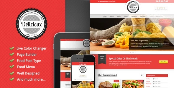 Delicieux - The ultimate theme for restaurants: super nice