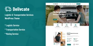 Delivcate – Logistic  Transportation Service WordPress Theme is a responsive theme for courier service. This template is very easy to customize with a great code structure