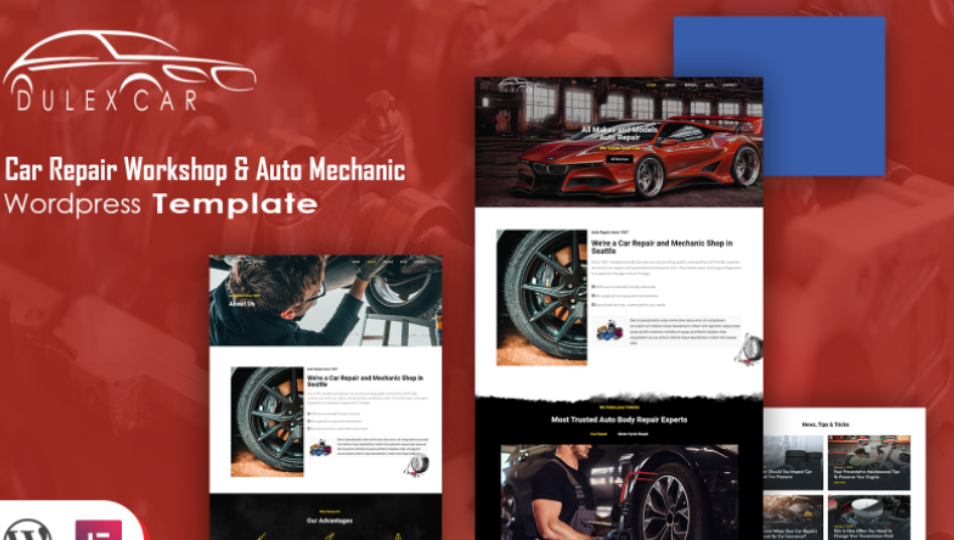 Revamp your auto repair business with Deluxcar - Car Repair Workshop  Auto Mechanic WordPress Theme! Enjoy stunning design